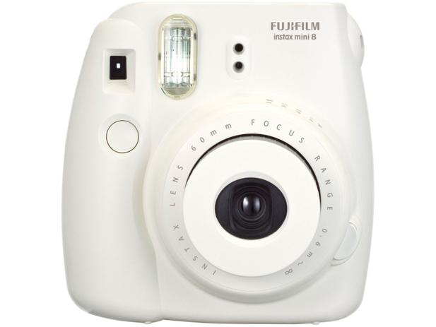 Câmera Instantânea Fujifilm Kit Festa Instax Mini - 8 Branca com Filme e Acessórios