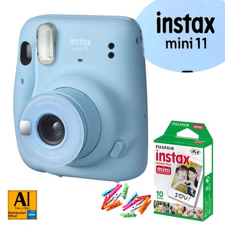 Câmera Instax Mini 11 + Filme 10 + Pregadores - Fuji Film Menor preço em Câmera Instax Mini 11 + Filme 10 + Pregadores - Fuji Film