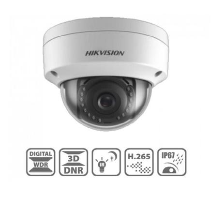 Camera Ip 4mp Dome 2.8mm Metalica Ir30m Poe Ip67 Ik10 H.265+ 120db Wdr Ds-2cd1143g0-i Hikvision Menor preço em Camera Ip 4mp Dome 2.8mm Metalica Ir30m Poe Ip67 Ik10 H.265+ 120db Wdr Ds-2cd1143g0-i Hikvision