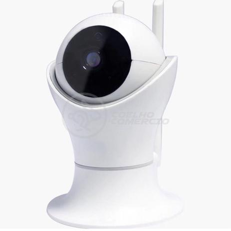 Câmera IP C360 de Segurança WiFi 2 Antenas Robô HD 1080P Sem Fio 360º Áudio Visão Noturna - 8165HP - Smart Bracelet Menor preço em Câmera IP C360 de Segurança WiFi 2 Antenas Robô HD 1080P Sem Fio 360º Áudio Visão Noturna - 8165HP - Smart Bracelet
