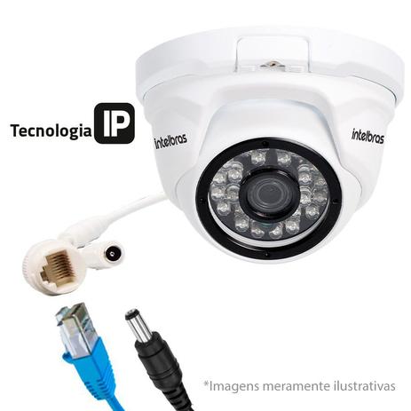 Câmera IP Dome Infravermelho Intelbras VIP 1120 D Lente 2.8mm Menor preço em Câmera IP Dome Infravermelho Intelbras VIP 1120 D Lente 2.8mm