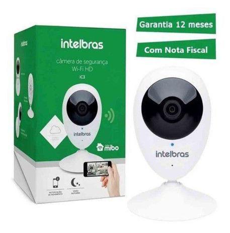 Câmera Ip Intelbras Ic3 Mibo Wifi Hd 720p Micro-sd Segurança Menor preço em Câmera Ip Intelbras Ic3 Mibo Wifi Hd 720p Micro-sd Segurança