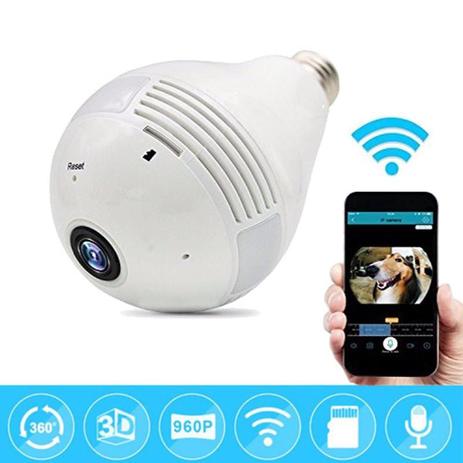 Camera Ip Seguraca Lampada Vr 360 Panoramica Espia Wifi V380 - Yesstech é boa?
