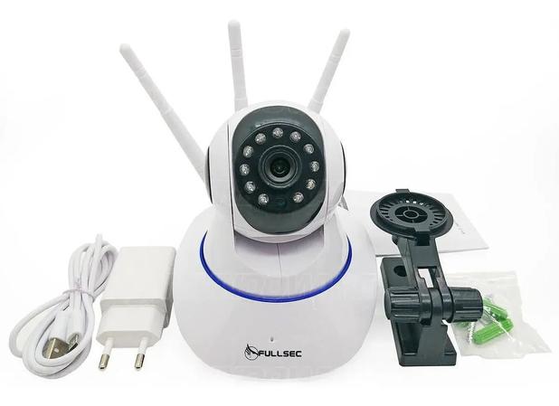 Câmera Ip Sem Fio 360 3 Antenas Hd Wifi Rj45 Visão Noturna Alarme - Camera IP Menor preço em Câmera Ip Sem Fio 360 3 Antenas Hd Wifi Rj45 Visão Noturna Alarme - Camera IP