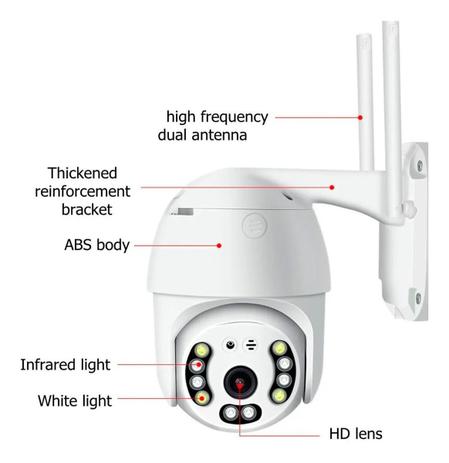 Câmera ip speed dome 2.0 mp 1080p zoom 22x - Luatek Menor preço em Câmera ip speed dome 2.0 mp 1080p zoom 22x - Luatek