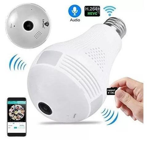 Câmera Lâmpada de Monitoramento Wifi Ip 360 Fisheye B13 L-V2 - Wifi panorama camera Menor preço em Câmera Lâmpada de Monitoramento Wifi Ip 360 Fisheye B13 L-V2 - Wifi panorama camera