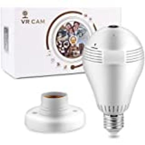 Camera Lampada Ip Segurança Espia Wifi V380 Visão Noturna - VRCAM Menor preço em Camera Lampada Ip Segurança Espia Wifi V380 Visão Noturna - VRCAM