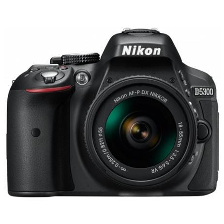 Câmera Nikon D5300 e lente AF-P DX 18-55mm F/3.5-5.6G VR Menor preço em Câmera Nikon D5300 e lente AF-P DX 18-55mm F/3.5-5.6G VR