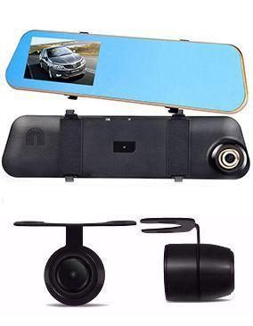 Camera Retrovisor Dianteira Frontal e Ré Estacionamento Tela 4.3 USB DVR ON OFF - Automotive shop Menor preço em Camera Retrovisor Dianteira Frontal e Ré Estacionamento Tela 4.3 USB DVR ON OFF - Automotive shop