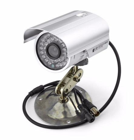 Câmera Segurança de LED Bullet Infravermelho 36 LEDs Prateada - Iluminim led Menor preço em Câmera Segurança de LED Bullet Infravermelho 36 LEDs Prateada - Iluminim led