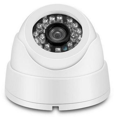 Câmera Segurança de LED Dome Infravermelho AHD 24 LEDs 1200TVL Branca - Iluminim led Menor preço em Câmera Segurança de LED Dome Infravermelho AHD 24 LEDs 1200TVL Branca - Iluminim led