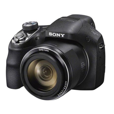 Câmera Sony Cyber-shot DSC-H400 20.1MP 63x Zoom - Preto Menor preço em Câmera Sony Cyber-shot DSC-H400 20.1MP 63x Zoom - Preto