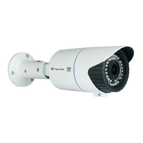 Camera Varifocal Tecvoz QCB-10V 4 em 1 720p 1/4 IR40m 2.8-12mm IP66 Menor preço em Camera Varifocal Tecvoz QCB-10V 4 em 1 720p 1/4 IR40m 2.8-12mm IP66