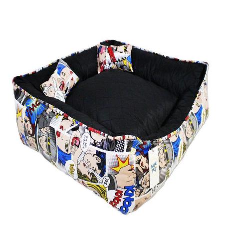 Caminha Cama Pet Dupla Face Grande 1m Gibi em Couro - Decore fácil shop Menor preço em Caminha Cama Pet Dupla Face Grande 1m Gibi em Couro - Decore fácil shop