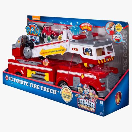 Caminhão Bombeiros Patrulha Canina Ultimate Fire Truck - Sunny Menor preço em Caminhão Bombeiros Patrulha Canina Ultimate Fire Truck - Sunny
