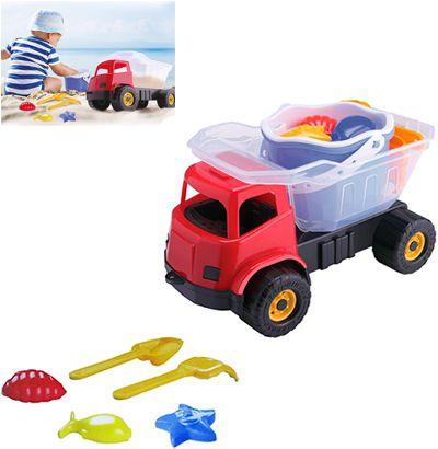 Caminhao cacamba/basculante dino praia com balde e acessorios colors - Cardoso Menor preço em Caminhao cacamba/basculante dino praia com balde e acessorios colors - Cardoso