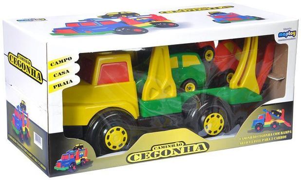 Caminhao Cegonha Brinquedo Maptoy Menor preço em Caminhao Cegonha Brinquedo Maptoy