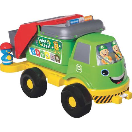 Caminhao Coleta Seletiva Grande C/SOM - Merco toys Menor preço em Caminhao Coleta Seletiva Grande C/SOM - Merco toys
