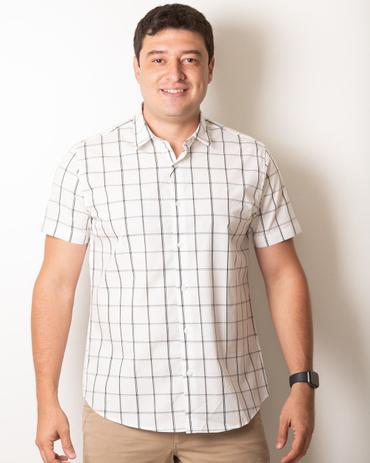 camisa xadrez acostamento