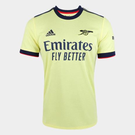 Camisa Arsenal Away 21/22 s/n Torcedor Adidas Masculina Menor preço em Camisa Arsenal Away 21/22 s/n Torcedor Adidas Masculina