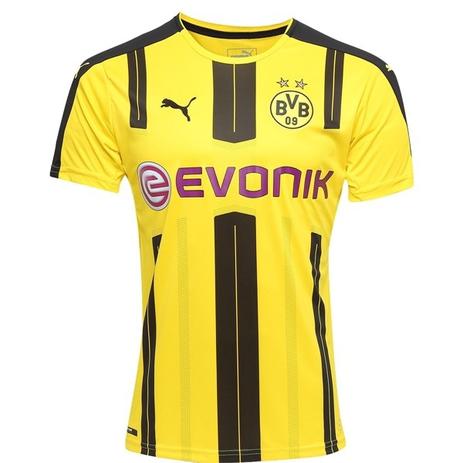 Camisa Borussia Dortmund Puma 2016/2017 Home Menor preço em Camisa Borussia Dortmund Puma 2016/2017 Home