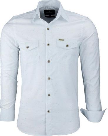 camisa slim fit branca