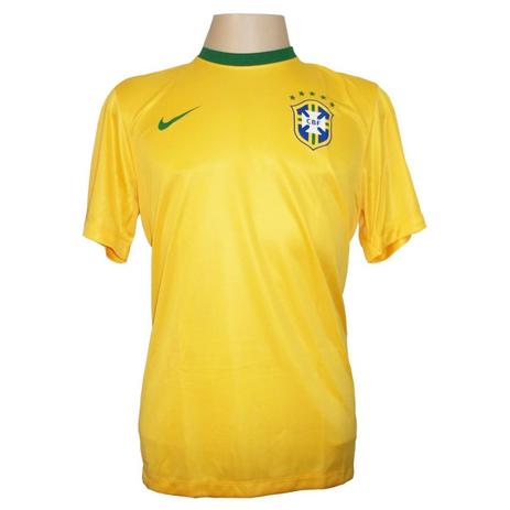 Camisa Brasil Home Torcedor - Tamanho Infantil - Nike Menor preço em Camisa Brasil Home Torcedor - Tamanho Infantil - Nike