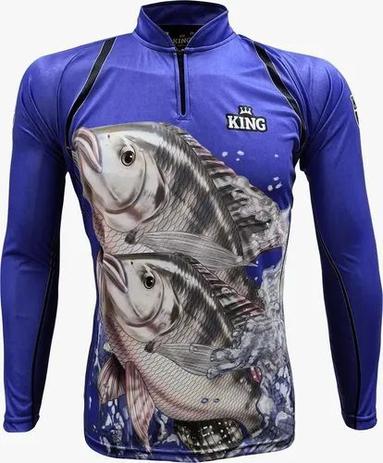 camisa de pesca personalizada king