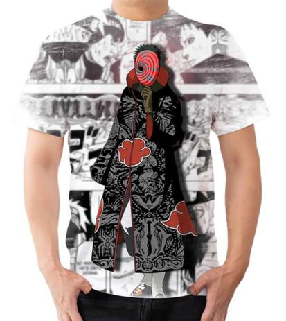 Camisa Camiseta Tobi (obito) Akatsuki Anime Naruto - Estilo Kraken - Fantasia  Infantil - Magazine Luiza