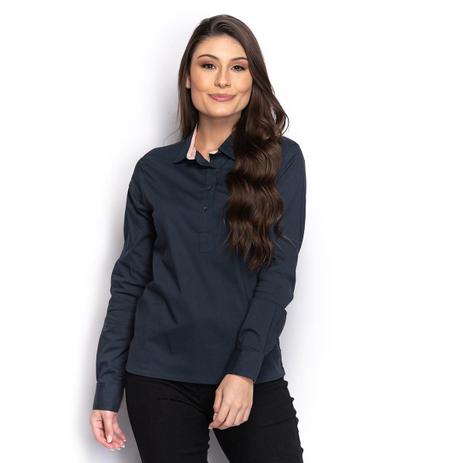 camisa social casual feminina