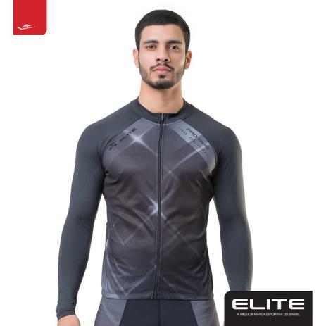 camisa ciclismo manga longa masculina