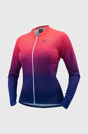 camisa manga longa ciclismo feminina