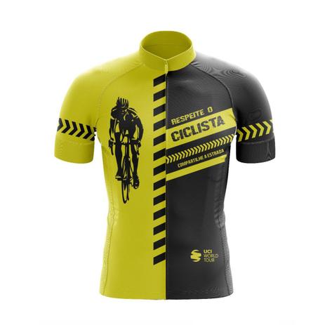 camisa ciclismo masculina manga curta