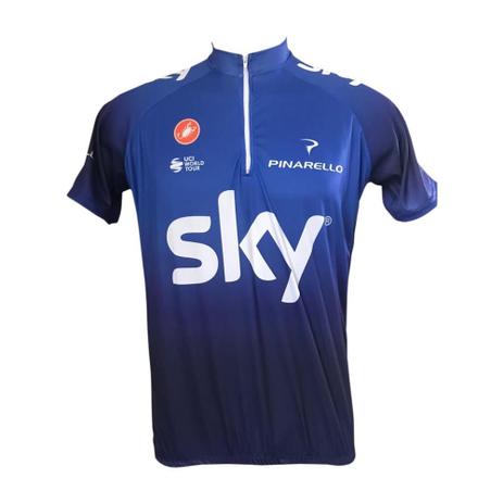 Camisa Ciclismo Mtb Sky 2019 - Pro tour Menor preço em Camisa Ciclismo Mtb Sky 2019 - Pro tour