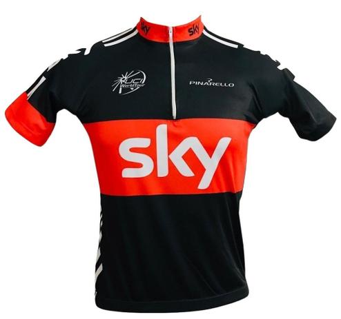 Camisa Ciclismo Sky - Pro tour Menor preço em Camisa Ciclismo Sky - Pro tour