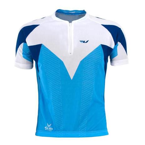 Menor preço em Camisa Ciclismo Ultra Bikes Max Dry Manga Curta Tam GG Azul/Branca