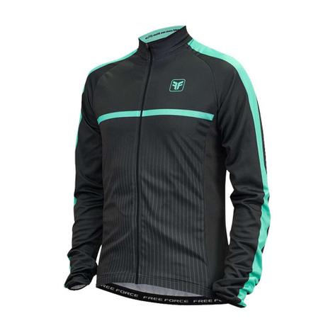 Camisa Ciclista Manga Longa Free Force Milano Preto Azul G Menor preço em Camisa Ciclista Manga Longa Free Force Milano Preto Azul G