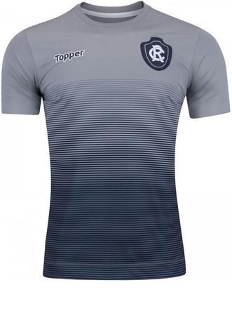 Camisa Concentração Ct Remo 2017 Topper Cinza Menor preço em Camisa Concentração Ct Remo 2017 Topper Cinza
