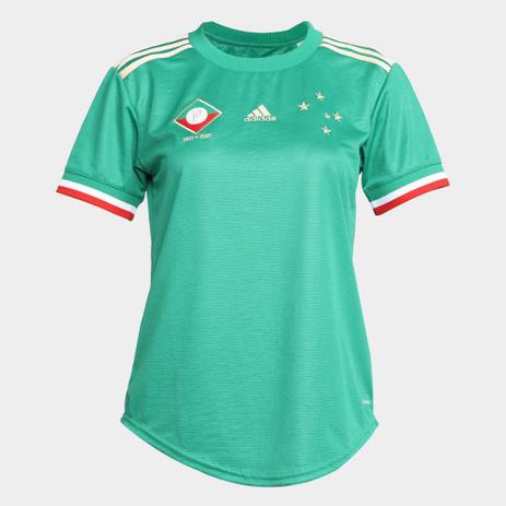 Camisa Cruzeiro III 21/22 s/n Torcedor Adidas Feminina Menor preço em Camisa Cruzeiro III 21/22 s/n Torcedor Adidas Feminina