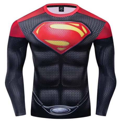 camisa manga longa compressão