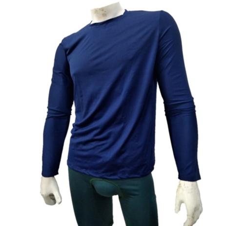 Camisa de Proteção UV Fator 50 Poliéster Tam. P Azul Marinho - Bonfim Modas é boa?