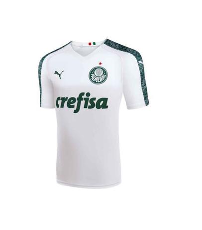 camisa palmeiras branca masculina