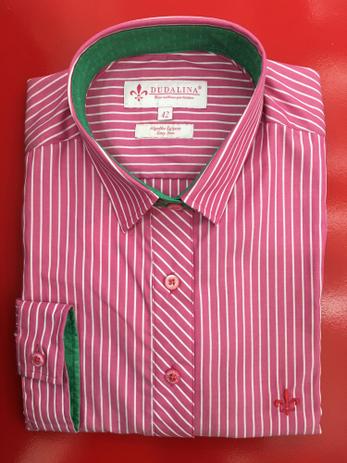 camisa dudalina rosa