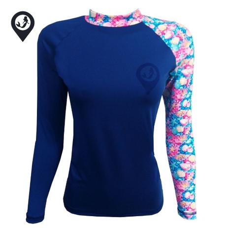blusa de lycra manga longa