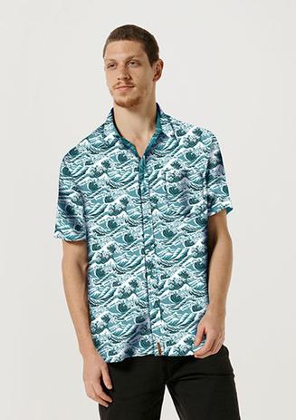 camisa hering estampada