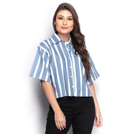 camisa feminina cropped