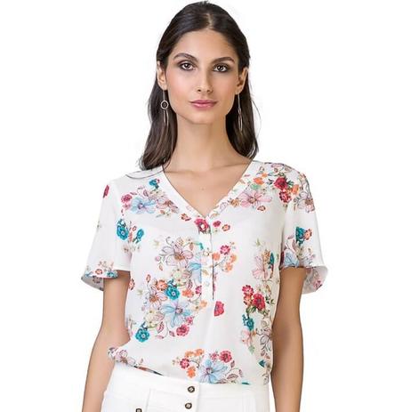 camisas femininas de viscose