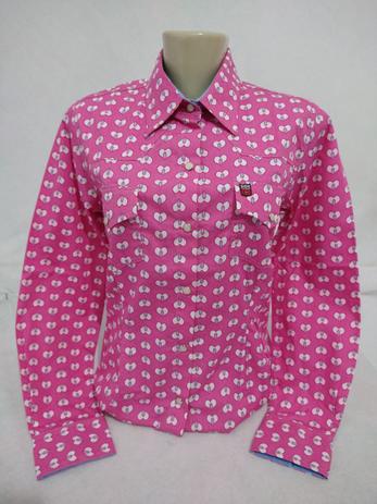 camisa pink feminina