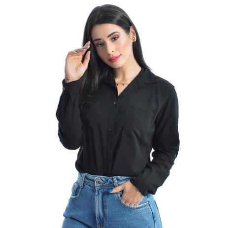 blusa social feminina manga longa tecido fino