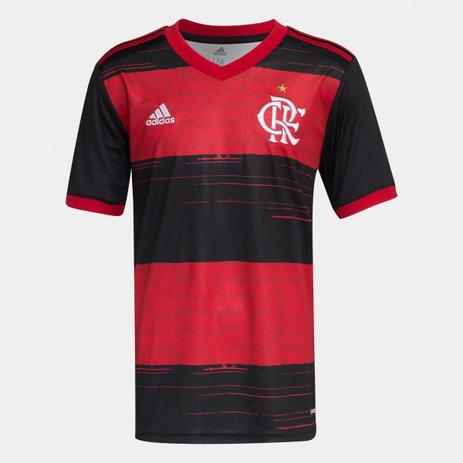 Camisa Flamengo Infantil I 20/21 s/n Torcedor Adidas Menor preço em Camisa Flamengo Infantil I 20/21 s/n Torcedor Adidas